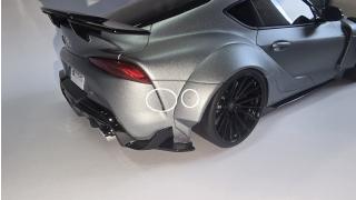 Lackfehler! TOYOTA SUPRA By PRIOR DESIGN Phantom matte grey GT Spirit 1:18 Resinemodell (Türen, Motorhaube... nicht zu öffnen!)